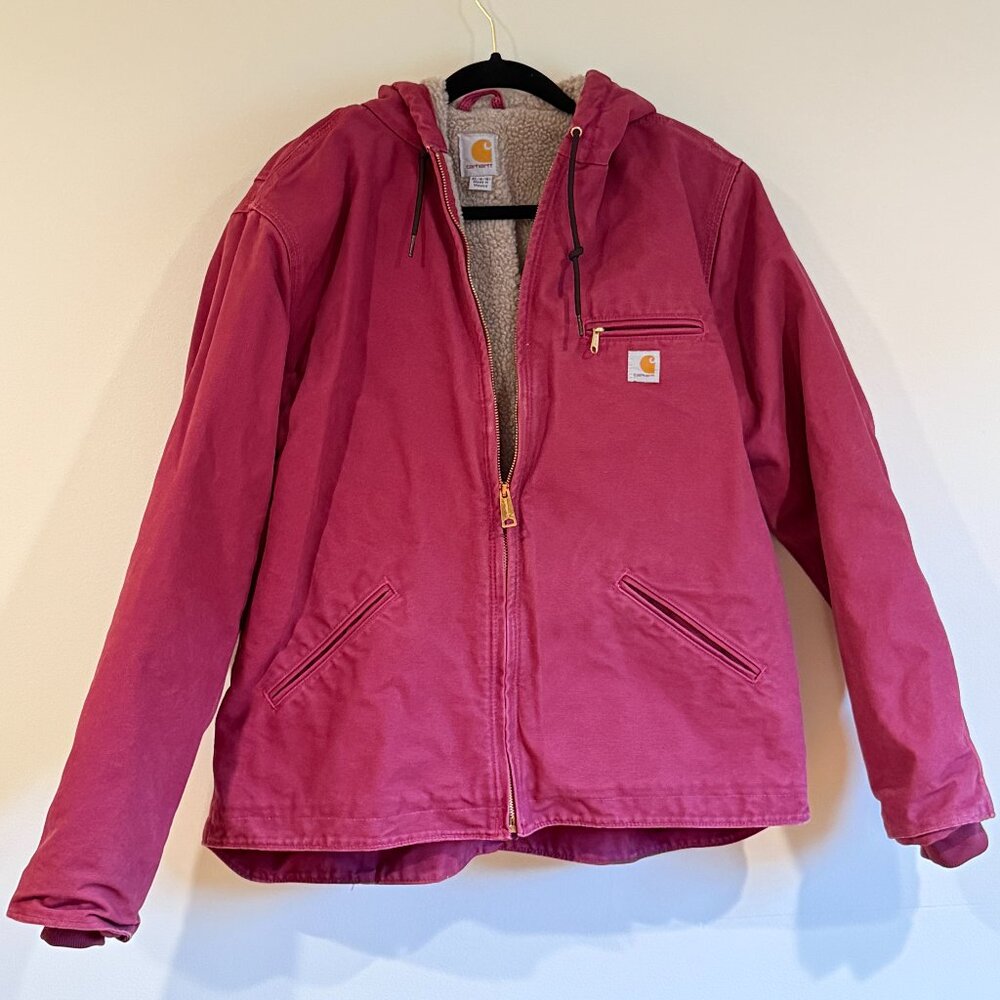 Carhartt sherpa lined coat